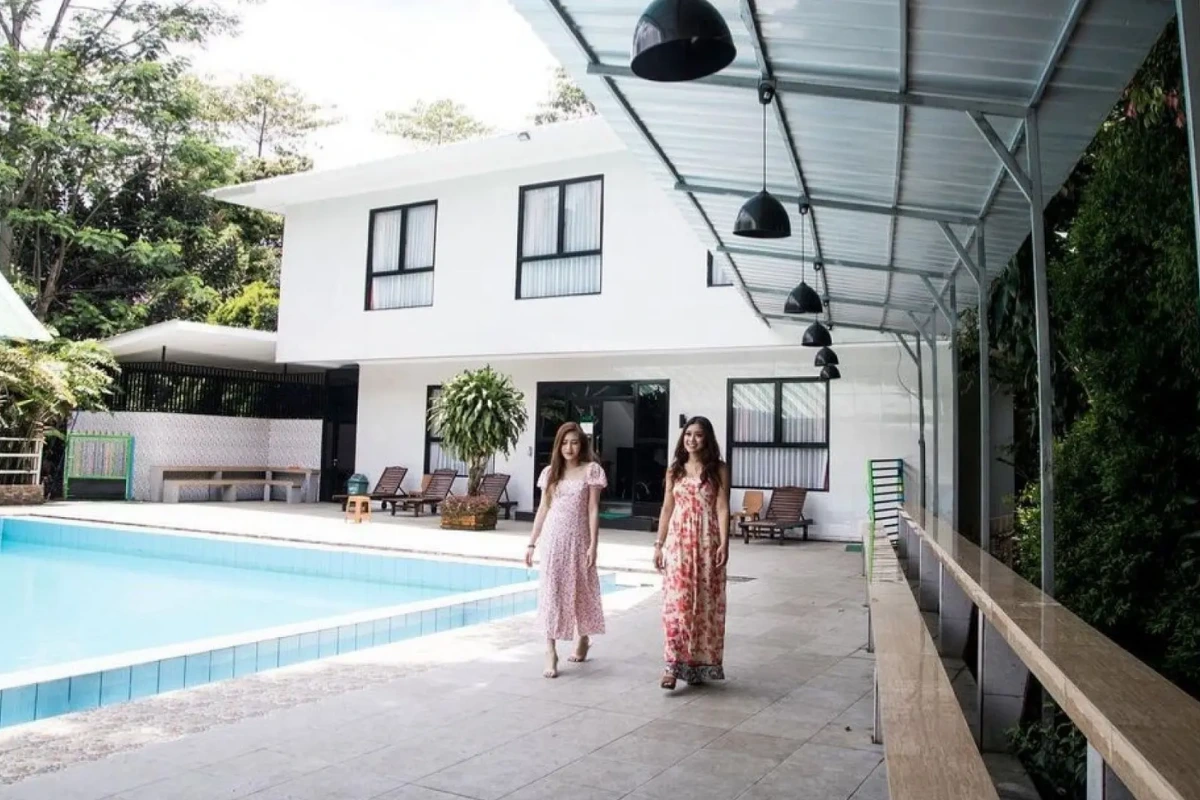 villa murah di Bogor ada kolam renang
